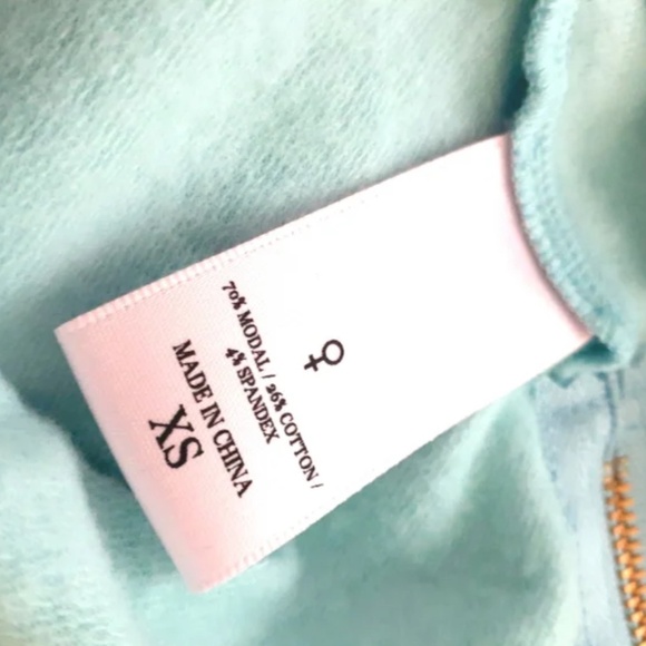 Selkie Blue Crew Neck Sweater with Pink Floral Design - Picture 3 of 7